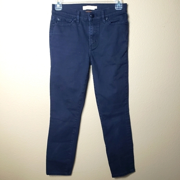 Tory Burch Stretch Slim Fit Straight Leg Jeans-Size 24 - Picture 1 of 9